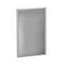 Azar Displays Large-Format Steel Vertical/Horizontal Snap Frame, 30 inch; x 20 inch;, Silver