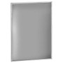Azar Displays Large-Format Steel Vertical/Horizontal Snap Frame, 40 inch; x 30 inch;, Silver