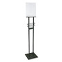 Buddy 100% Recycled Lobby Sign Holder Stand, 12 inch;H x 12 inch;W x 48 inch;D, Black