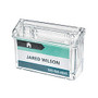 Deflecto; Grab-A-Card Outdoor Business Card Holder, 4 1/4 inch; x 2 3/4 inch; x 1 1/2 inch;, Clear