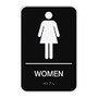 COSCO ADA Men/Women Combo Pack Restroom Signs, Pack Of 2