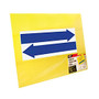 Cosco Large Blank Sign with Vinyl Arrows, 19 inch; X 15 inch;, Yellow