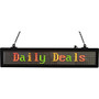 Royal Sovereign RSB-1410 Led Sign - 1 Each - 4 inch; Width x 3 inch; Height - Rectangular Shape - Remote Control - Black, Red, Green, Yellow