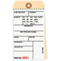 Manila Inventory Tags, 3-Part Carbonless, 4500-4999, Box Of 500