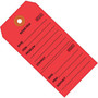 Office Wagon; Brand Consecutively Numbered Repair Tags, 6 1/4 inch; x 3 1/8 inch;, 100% Recycled, Red, Case Of 1,000