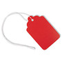 Office Wagon; Brand Merchandise Tags, Size 8, 1.69 inch; x 2.75 inch;, Red, Pack Of 50