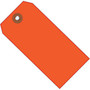 Office Wagon; Brand Plastic Shipping Tags, 4 3/4 inch; x 2 3/8 inch;, Orange, Case Of 100