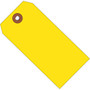 Office Wagon; Brand Plastic Shipping Tags, 4 3/4 inch; x 2 3/8 inch;, Yellow, Case Of 100