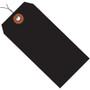 Office Wagon; Brand Prewired Plastic Shipping Tags, 6 1/4 inch; x 3 1/8 inch;, Black, Case Of 100