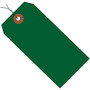 Office Wagon; Brand Prewired Plastic Shipping Tags, 6 1/4 inch; x 3 1/8 inch;, Green, Case Of 100