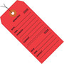 Office Wagon; Brand Prewired Repair Tags, 6 1/4 inch; x 3 1/8 inch;, 100% Recycled, Red, Case Of 1,000
