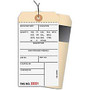 Prewired Manila Inventory Tags, 2-Part Carbon Style, 1000-1499, Box Of 500