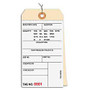 Prewired Manila Inventory Tags, 2-Part Carbonless, 3000-3499, Box Of 500