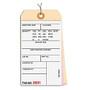 Prewired Manila Inventory Tags, 3-Part Carbonless, 0-499, Box Of 500