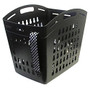 United Solutions Hands-Free Laundry Tote, 1.5 Bushel, Black