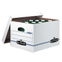 Bankers Box; Hang'N'Stor&trade; 60% Recycled Storage Box, Lift-Off Lid, 15 3/4 inch; x 12 1/2 inch; x 10 1/2 inch;, Letter/Legal