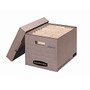 Bankers Box; Mystic&trade; Storage Boxes, Letter/Legal, 10 inch;H x 12 inch;W x 15 inch;D, 85% Recycled, Kraft/Green, Pack of 25