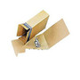 Globe Weis; Columbia 50% Recycled Binding Case, 3 9/10 inch; x 2 1/2 inch; x 12 9/10 inch;, Brown