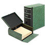 Globe-Weis; Eclipse Box File, 4 5/8 inch;H x 10 13/16 inch;W x 11 5/8 inch;D, Green