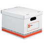 Office Wagon; Brand Economy Storage Box, 15 inch; x 12 inch; x 10 inch;, Letter/Legal Size, 60% Recycled, Red/White