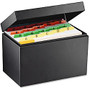 Steelmaster Card File Box - External Dimensions: 8.6 inch; Width x 5.2 inch; Depth x 5.9 inch; Height - Media Size Supported: Index Card 5 inch; x 8 inch; - 800 x Index Card - Steel - Black - For Index Card - Recycled - 1 Each