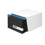 Bankers Box; Stor/Drawer; Premier Storage Drawers, Legal Size, 18 inch; x 15 inch; x 10 inch;, White/Black, Pack Of 5