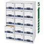 Bankers Box; Stor/Drawer; Steel Plus&trade; Drawer File, Letter Size, 23 1/4 inch; x 12 1/2 inch; x 10 3/8 inch;, 60% Recycled, Black/White