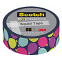 Expressions Washi Tape, 1 inch; Core, 0.59 inch; x 393 inch;, B-Day Ballons