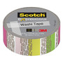 Expressions Washi Tape, 1 inch; Core, 0.59 inch; x 393 inch;, Stripe And Dash