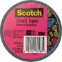 Scotch; Colored Duct Tape, 1 7/8 inch; x 10 Yd., Neon Sunglasses