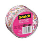 Scotch; Colored Duct Tape, 1 7/8 inch; x 10 Yd., Pink Paisley