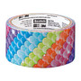 Scotch; Colored Duct Tape, 1 7/8 inch; x 10 Yd., Rainbow Scales