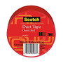 Scotch; Colored Duct Tape, 1 7/8 inch; x 20 Yd., Red