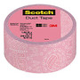 Scotch; Expressions Duct Tape, 3 inch; Core, 1.88 inch; x 10 Yd., Pink