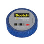 Scotch; Expressions Glitter Tape, 0.59 inch; x 196 inch;, Dark Blue