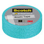 Scotch; Expressions Glitter Tape, 0.59 inch; x 196 inch;, Pastel Blue