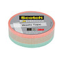 Scotch; Expressions Washi Tape, 1 inch; Core, 0.59 inch; x 393 inch;, Pastel Tile