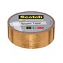 Scotch; Expressions Washi Tape, 1 inch; Core, 0.59 inch; x 7.13 Yards, Gold