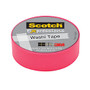 Scotch; Expressions Washi Tape, 5/8 inch; x 393 inch;, Pink