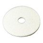 3M 17 inch; Super Polish Pads, White, Box Of 5