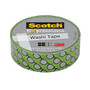 Scotch; Expressions Washi Tape, 5/8 inch; x 393 inch;, Silver Glasses