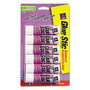 Avery; Glue Stic Disappearing Color Permanent Glue Sticks, Pack Of 6