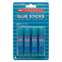 Scholastic Glue Sticks, 0.32 Oz., Blue Gel, Pack Of 4