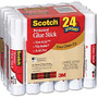 Scotch Permanent Glue Stick Value Pack - 0.280 oz - 24 / Pack - White