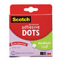 Scotch; Permanent Adhesive Dots, Medium Craft, Pack Of 300