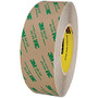 3M&trade; 468MP Adhesive Transfer Tape, 3 inch; Core, 2 inch; x 60 Yd., Clear, Case Of 24