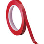 3M&trade; 471 Vinyl Tape, 3 inch; Core, 0.25 inch; x 36 Yd., Red, Case Of 144