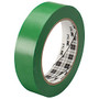 3M&trade; 764 Vinyl Tape, 3 inch; Core, 1 inch; x 36 Yd., Green, Case Of 36
