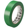 3M&trade; 764 Vinyl Tape, 3 inch; Core, 1 inch; x 36 Yd., Green, Case Of 6