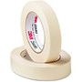 Highland Masking Tape - 1 inch; Width x 60 yd Length - 3 inch; Core - Rubber Backing - 9 Roll - Tan